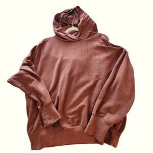 Fabletics Pink Sweatshirt Hoodie Top Size Large